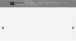 Desktop Screenshot of mdacoustics.com